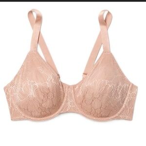 Adore Me Reba Unlined Plus Bra 40C Taupe